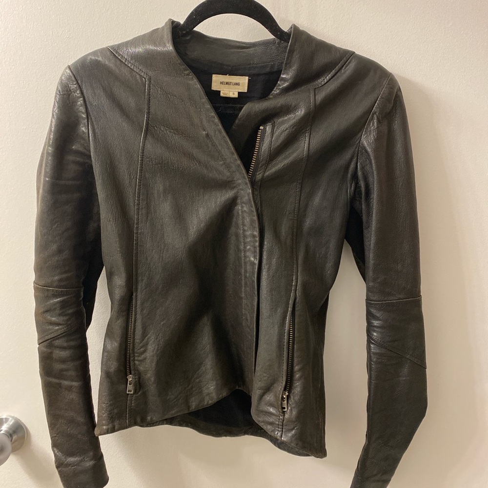 Helmut Lang leather jacket
